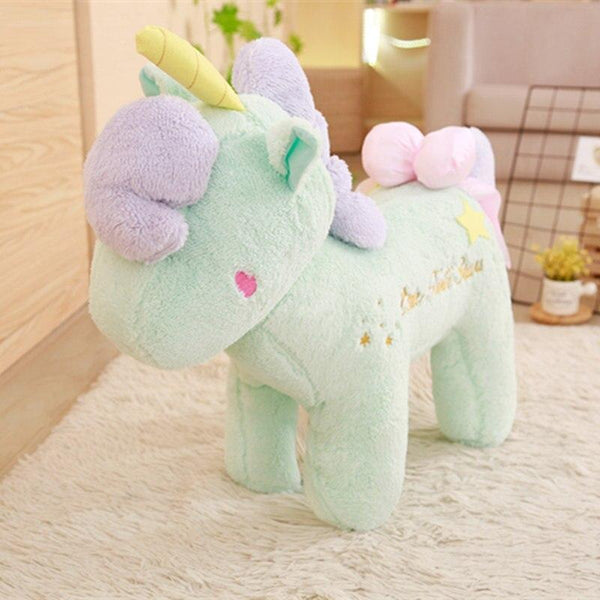 Green Unicorn Plush